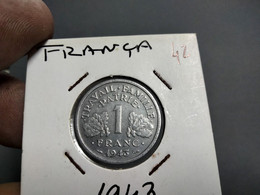 FRANCE 1 FRANC 1943 KM# 902.1 (G#33-42) - 1 Franc