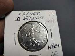 FRANCE 2 FRANCS 1981 KM# 942.1 (G#33-54) - 2 Francs