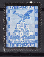 Yugoslavia Kingdom, King Alexander's Assassination - Black Borders 1935 Airmail Mi#299 Mint Hinged - Ongebruikt