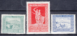 Yugoslavia Kingdom 1931 Mi#226-227 Mint Hinged - Ungebraucht