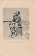 Freetown - A Cripple Enjoying His Cigar - Sierra Leone