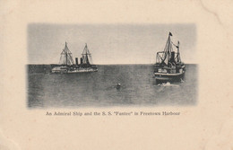 Freetown Harbour - An Admiral Ship And The S.S. Fantee - Sierra Leone