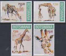 BOTSWANA, 2020, MNH, FAUNA, GIRAFFES,4v - Giraffes