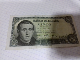 BILLET 5 PESETAS 1951 - 5 Peseten