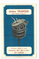 Huy Ateliers Vrancken ( Carte Publicitaire ) - Hoei