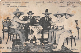 MEXICO (Mexique-Amérique-La Joyita 1 A San Francisco, 13  Mexico-Grupo De Rancheros 1906 - México