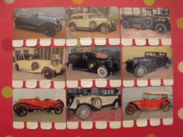 Mercedes Delage Voisin Packard Lorraine Hotchkiss Hispano . 9 Plaques En Tôle COOP. "l'auto à Travers Les âges". Lot 15 - Blechschilder (ab 1960)