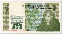 IRELAND,1 POUND,1979,P.70b,VF-XF - Ierland