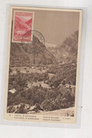 FRENCH ANDORRA 1937 Nice Maximum Card - Cartas & Documentos
