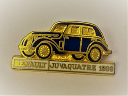 PINS  AUTOMOBILE  RENAULT JUVAQUATRE 1939 / Signé CEF PARIS/ 33NAT - Renault