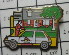 1315B Pin's Pins / Beau Et Rare / THEME : AUTOMOBILES / R5 RENAULT 5 SURGELES THIRIET - Renault