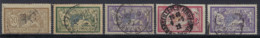 Perfore , Perfin , Lochung France Merson ( 5 X )  , RARE Perfo CL (218) , état + Details Voir 2 Scans.  LOT 374 - Used Stamps