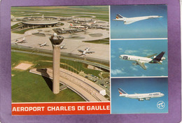 95 ROISSY EN FRANCE Aéroport Charles De Gaulle La Tour De Controle L'Aérogare Et Les Satellites - Roissy En France