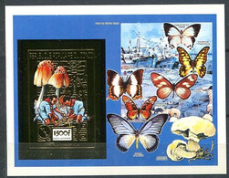 208 CONGO 1990 - Mi BF 63 OR Non Dentele - Champignon Papillon Scout - Neuf ** (MNH) Sans Trace De Charniere - Neufs