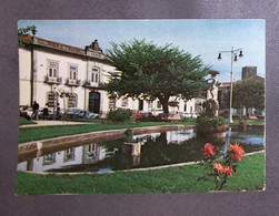 LAMEGO - Jardim Do Campo - Câmara Municipal E Castelo - Carros Antigos  - Viseu - Portugal (2 Scans) - Viseu