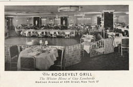 The Roosevelt Grill, The Winter Home Of Guy Lombardo, Madison Avenue, New York - Bars, Hotels & Restaurants