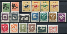 Bulgarie - 1946 -> 1947 - Séries Poste Aérienne Yt PA31/PA32 - PA33/PA36 - PA34/PA49 - PA50/PA51 ** - Luchtpost