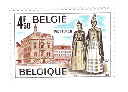 COB 1907-Cu ** - Défauts Dans G De België Et Belgique + Sans Wetteren - Other & Unclassified