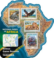 2016 SIERRA LEONE MNH  RESERVE TANZANIA   Yvert&Tellier Code: 5977-5980  |  Michel Code: 7278-7281  |  Scott Code: 3776 - Sierra Leone (1961-...)