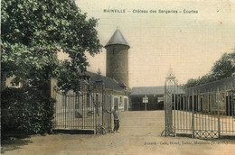 Mainville * écuries Du Château Des Bergeries * Cpa Toilée Colorisée - Sonstige & Ohne Zuordnung