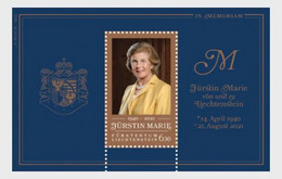 Liechtenstein - Postfris / MNH - Sheet Prinses Marie 2022 - Ongebruikt