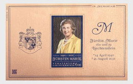 Liechtenstein - Postfris / MNH - Cryptostamp, In Memoriam Prinses Marie 2022 - Ongebruikt