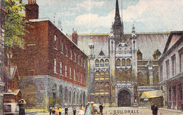 CPA Royaume Uni - Angleterre - London - Guildhall - Oblitérée 1907  - Colorisée - Illustration - Animée - Andere & Zonder Classificatie