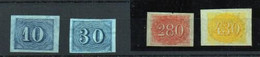 Brasil Nº 19/22. Año 1854/61 - Unused Stamps