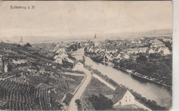 C1436) ROTTENBURG A. N. - Straße Fluss Haus ALT 1919 - Rottenburg