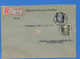 Allemagne Zone Soviétique 1951 Lettre Einschreiben De Berlin (G11754) - Sonstige & Ohne Zuordnung