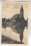 C1439) OBERURSEL Ts. - Ev KIRCHE Mit Spiegelung Im Wasser ALT! 11.11.1933 - Oberursel