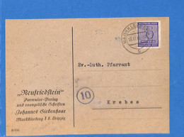 Allemagne Zone Soviétique 1945 Carte Postale De Markkleeberg (G11758) - Sonstige & Ohne Zuordnung