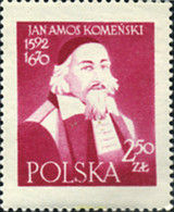 166318 MNH POLONIA 1957 3 CENTENARIO DE LA PUBLICACIÓN DE LAS "OPERA DIDACTA" DEL FILOSOFO COMENIUS - Zonder Classificatie