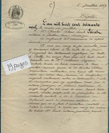 VP21.225 - GAILLON - Acte De 1869 - Dépôt Du Testament Mystique De Mme LOTHON - GOUBERT à AILLY - Manuscrits