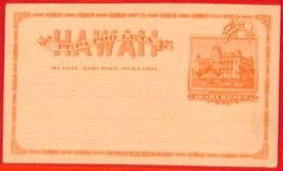 Aa2641 - HAWAII United States - POSTAL STATIONERY Card - Scott  # UX8 - Hawaï