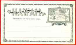 Aa2642  - HAWAII United States - POSTAL STATIONERY Card - Scott  # UX9 - Hawaii