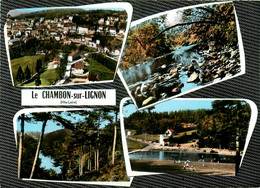 Le Chambon Sur Lignon * Souvenir De La Commune * Cp 4 Vues - Le Chambon-sur-Lignon