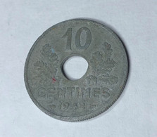 Pièce De Monnaie - ETAT FRANCAIS - 10 Centimes 1942 - 10 Centimes