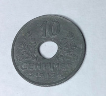 Pièce De Monnaie - ETAT FRANCAIS - 10 Centimes 1943 - 10 Centimes