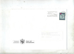 Lettre Flamme Vacances Au Liechtenstein - Franking Machines (EMA)