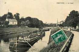 Pontoise * Vue Sur Le Canal * Péniche Batellerie - Pontoise