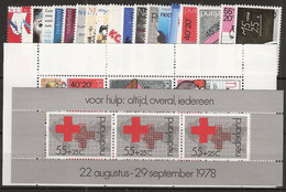 1978 Jaargang Nederland NVPH 1151-1171 Postfris/MNH** - Años Completos