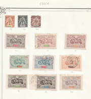 Obock YT 32/34, 47/54, 58 Oblit, Et N* Infime - Used Stamps