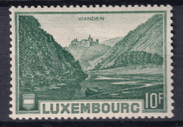 LUXEMBURG 1935  10 Frs  MH ALMOST MNH - 1926-39 Charlotte Di Profilo Destro