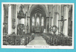 * Overmere - Overmeire (Berlare - Oost Vlaanderen) * (Uitg D'Hooge - Suy) Binnenzicht Der Kerk, Intérieur De L'église - Berlare