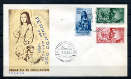 Fernando Poo 1966. Edifil 248-50 FDC. - Fernando Po