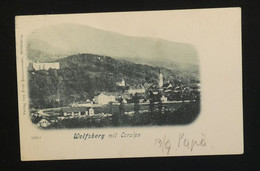 Wolfsberg Mit Coralpe- VERLAG FRITZ STEINWENDER,OLD POSTCARD 1899 - Wolfsberg