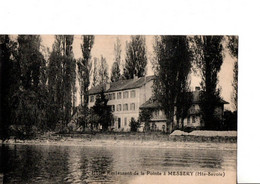 Hôtel-Restaurant De La Pointe à MESSERY  (Hte-Savoie)...   ETAT NEUF.   . Voir 2 SCANS - Messery