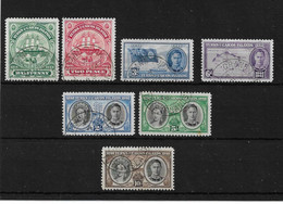 TURKS AND CAICOS ISLANDS 1948 SET SG 210/216  FINE USED Cat £19 - Turks And Caicos