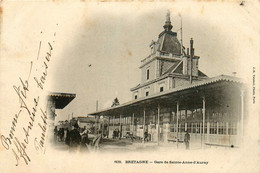 Ste Anne D'auray * Intérieur De La Gare * Ligne Chemin De Fer - Sainte Anne D'Auray